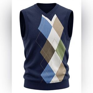 ALEX CANNON MENS NEW GOLF VEST BLUE SIZE XL